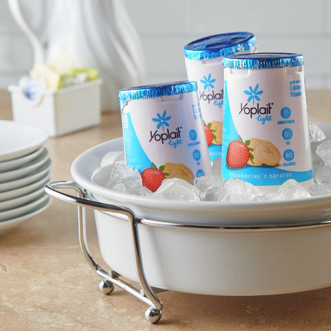 Yoplait Light YOGURT STRAWBERRY-BANANA LIGHT FAT FREE