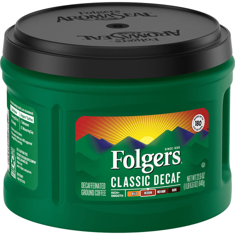 Folgers® COFFEE GROUND CLASSIC ROAST DECAF