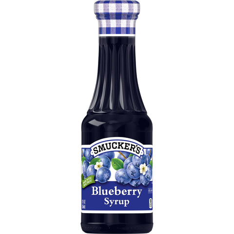 Smuckers Blueberry Syrup, 12 Fluid Ounce -- 6 per case.
