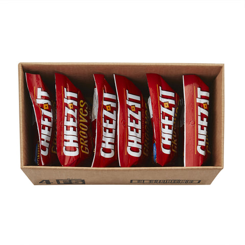 Cheez It Grooves Zesty Cheddar Ranch Crispy Cracker, 3.25 Ounce -- 6 per case.