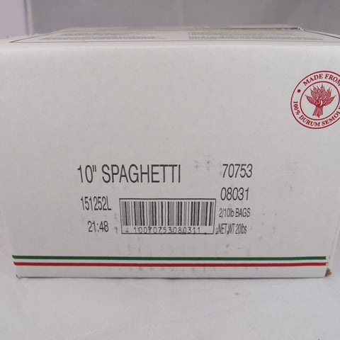 Zerega PASTA SPAGHETTI CUT 10
