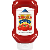 Red Gold KETCHUP 33% FANCY INVERTED RED PLASTIC BOTTLE