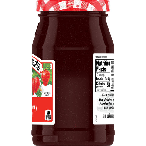 Jelly Strawberry Glass Jar
