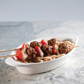 Meatball Beef Charmarked Fully Cooked .5 Oz 3-17-505-0