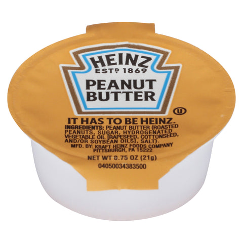 Heinz Peanut Butter, 0.75 Ounce -- 200 per case.