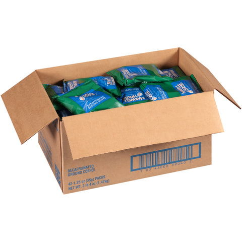 Maxwell House Decaf Office Coffee Service - 1.25 oz. pouch, 42 pouches per case