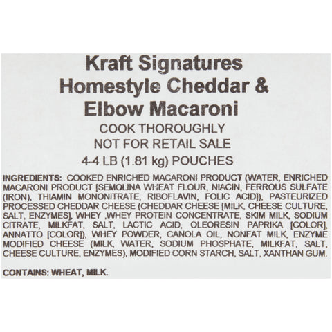 Kraft MACARONI & CHEESE CHEDDAR 76008209