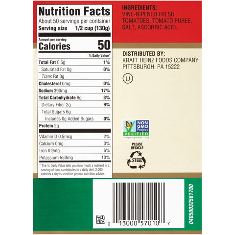 Tomato Crushed In Puree 570100/78002513