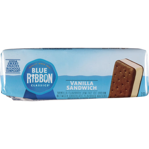 Blue Bunny ICE CREAM SANDWICH VANILLA LOW FAT