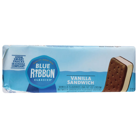 Blue Bunny ICE CREAM SANDWICH VANILLA LOW FAT