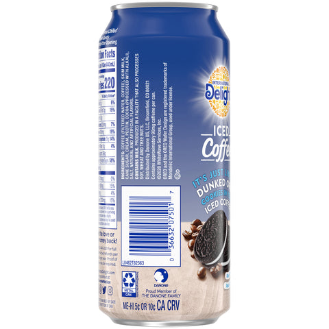International Delight Oreo Iced Coffee, 15 Ounce -- 12 per case