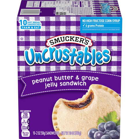 Uncrustables® SANDWICH PEANUT BUTTER AND GRAPE JELLY IW