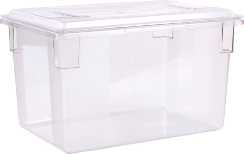 Container Food Storage Polycarbonate Clear 21.5 Gal 26x18x15