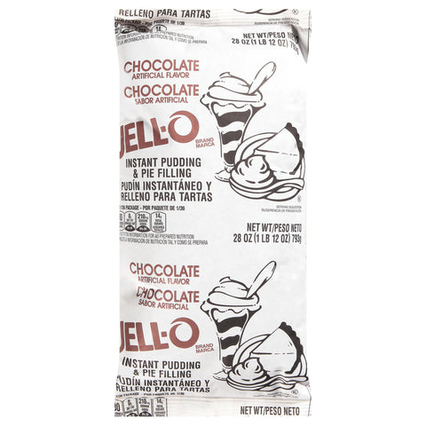 Pudding Jello Instant Chocolate 12 Case 28 Ounce