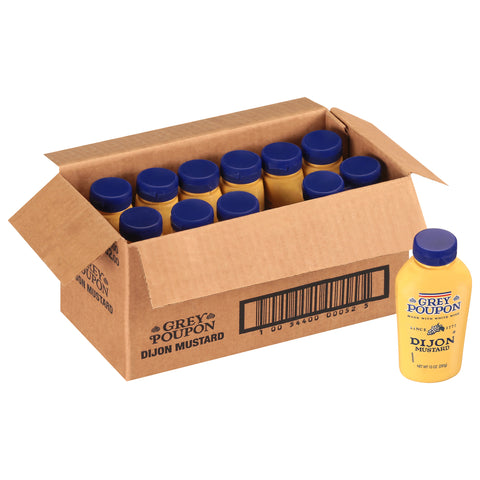 Grey Poupon Dijon Mustard Squeeze 12 Case 10 Ounce