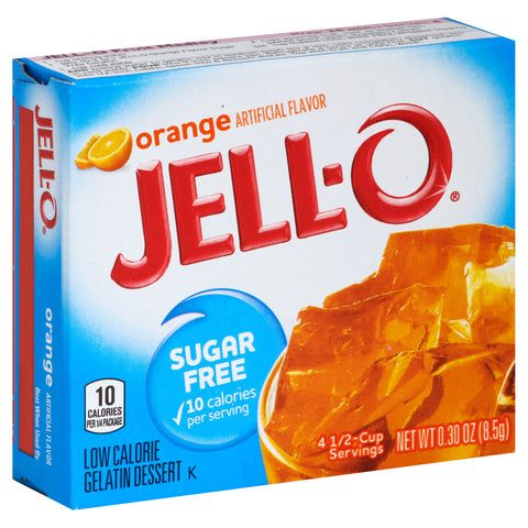Gelatin Mix Orange Sugar Free