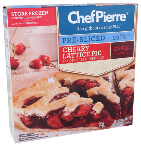 Pie Cherry Pre Sliced 10 Cut