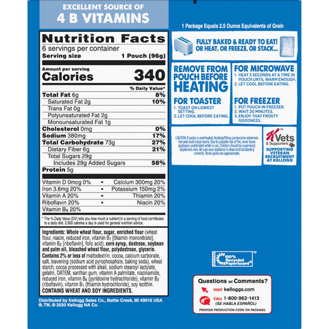 Pastry Pop-tart™ Made With Whole Grain Frosted Fudge-2 Count