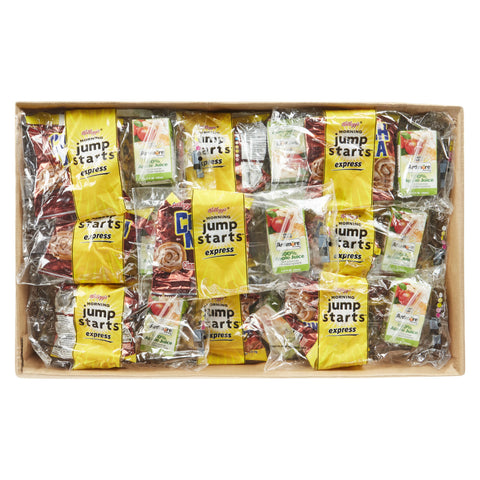 Kellogg's® BREAKFAST KIT MORNING JUMP STARTS™ EXPRESS KELLOGG’S® CRUNCHMANIA CINNAMON BUN APPLE JUICE