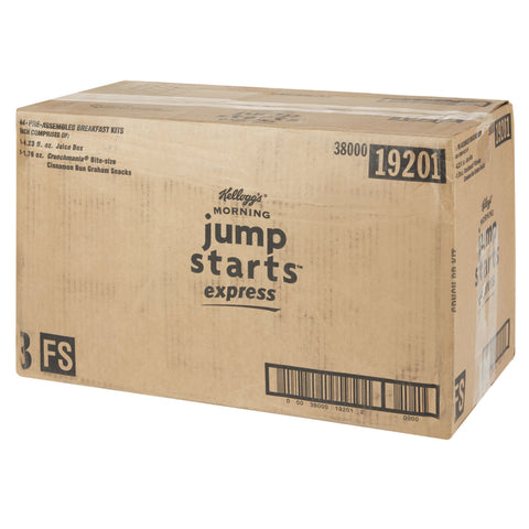 Breakfast Kit Morning Jump Starts™ Express Kellogg’s® Crunchmania Cinnamon Bun Apple Juice