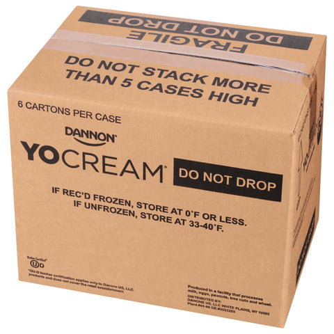 Yocream Yogurt Mix, No Sugar Added Strawberry-Banana Fat Free Soft Serve, 64 Ounce -- 6 per case.
