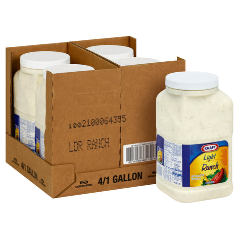 Dressing Light Done Right Ranch 4 Case 1 Gallon