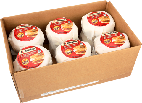 Jimmy Dean SANDWICH BLAZIN' HOT - HOT & SPICY SAUSAGE EGG & PEPPERJACK CHEESE ON A BISCUIT 10000051328