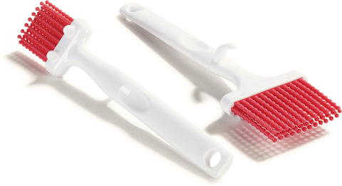 Brush Pastry Silicone W/ Hook Red 3