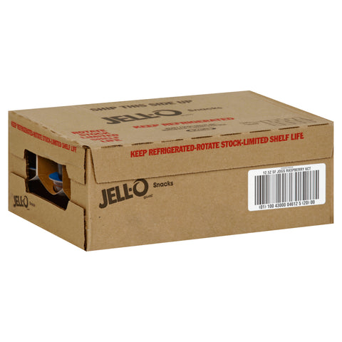 Jell-O GELATIN RASPBERRY SUGAR FREE SINGLE SERVE CUP REFRIGERATED