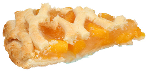 Chef Pierre Pre Sliced Pre Baked Peach Lattice Pie -- 6 per case.