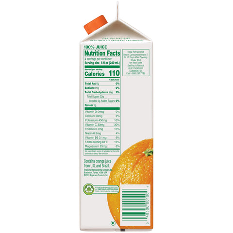 Tropicana Pure Premium JUICE ORANGE PURE PREMIUM CARTON