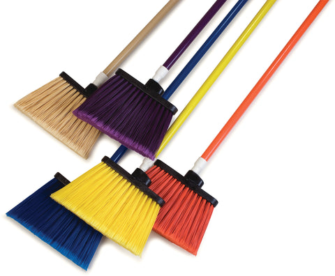Sparta® Spectrum® BROOM DUO-SWEEP® ANGLE FLAGGED BRISTLE YELLOW 56