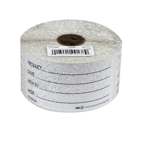 National Checking Company Dateit Product Removable Label, 2 x 4 inch -- 500 per case.