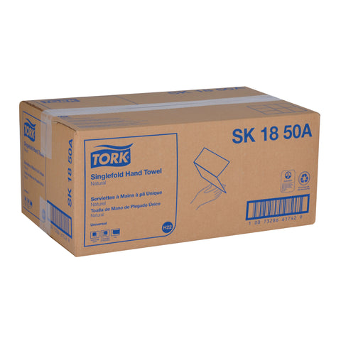 Tork Nature 1 Ply Universal Paper Singlefold Hand Towel, 10.25 x 9.13 inch -- 4000 per case