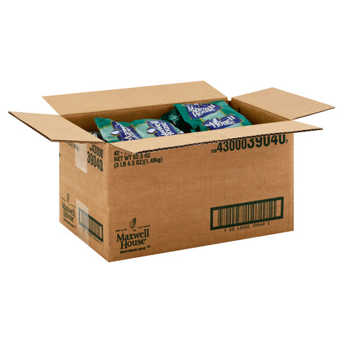 Maxwell House Decaf Office Coffee Service - 1.25 oz. pouch, 42 pouches per case