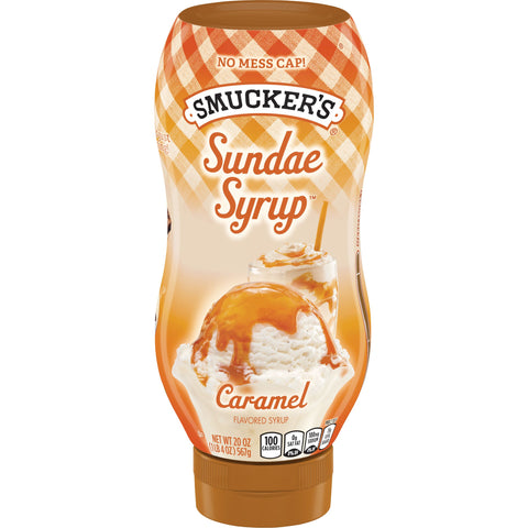 Topping Syrup Sundae Caramel Squeeze Bottle