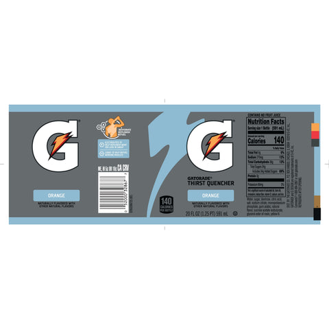 Gatorade DRINK ORANGE WIDEMOUTH PLASTIC