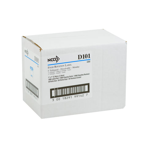National Checking LABEL MON 1X1 DISSOLVE-A-WAY