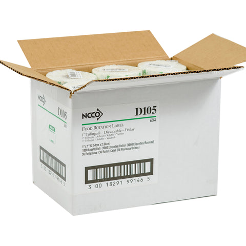 National Checking LABEL FRI 1X1 DISSOLVE-A-WAY