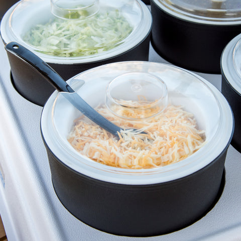 Carlisle LID COLDMASTER® COLD CROCK SLOTTED LID CLEAR