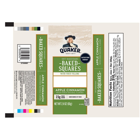 Quaker® QUAKER BRKFST SQR APPLE CINNAMON