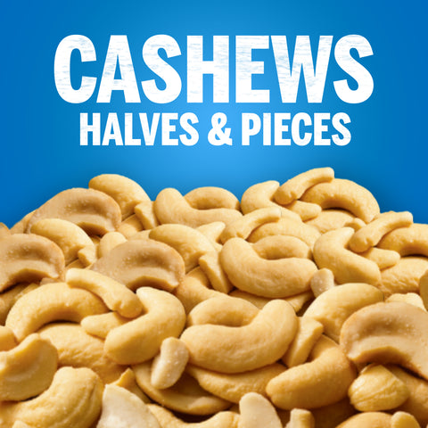 Planters Halves and Pieces Cashew Nut, 8 Ounce -- 12 per case.