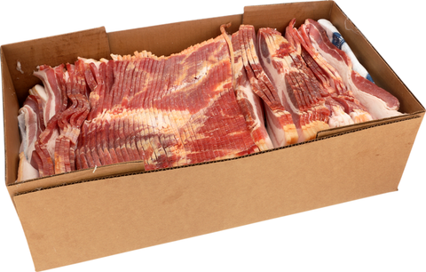 Wright® Brand BACON 10/14 CT SLAB SLICED THICK 14010320616
