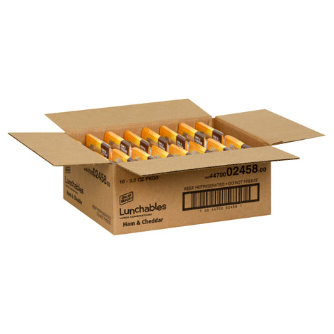 Kraft Oscar Mayer Lunchable Ham and Cheddar Cheese, 4.5 Ounce -- 16 per case.