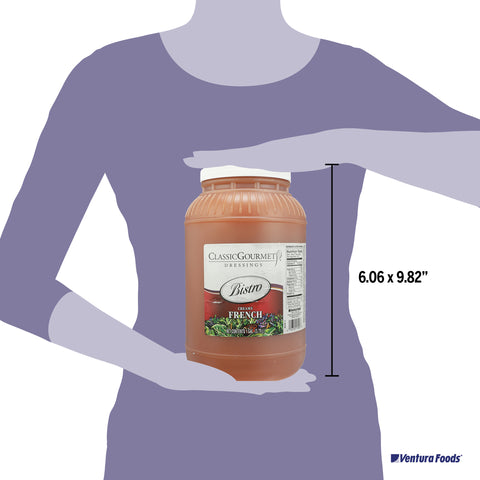 Ventura Foods Classic Gourmet Bistro Creamy French Salad Dressing, 4 Gallon.