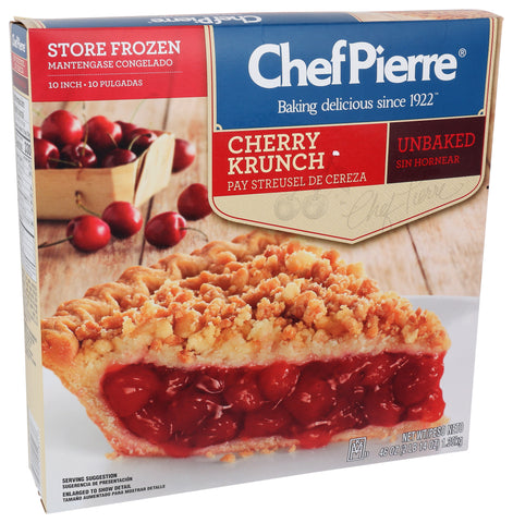 Pie Cherry Krunch Fruit Traditional Unbaked 10