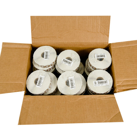 National Checking Company Dateit Brown Trilingual Removable Label - Thursday, 0.75 inch Circle -- 2000 per case.