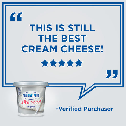 Philadelphia Plain Whipped Cream Cheese, 12 Ounce Container -- 12 per case