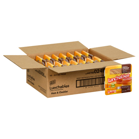 Kraft Oscar Mayer Lunchable Ham and Cheddar Cheese, 4.5 Ounce -- 16 per case.