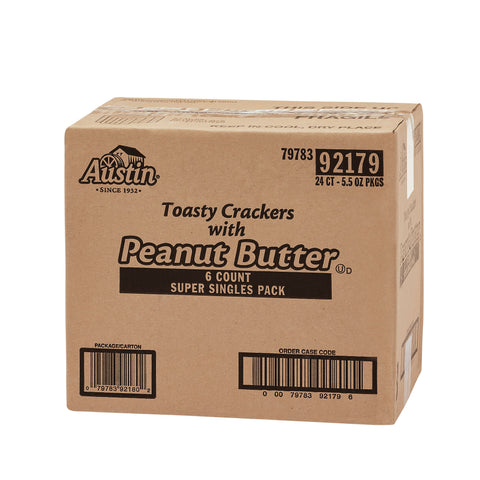 Austin® CRACKER SANDWICH TOASTY CRACKERS WITH PEANUT BUTTER